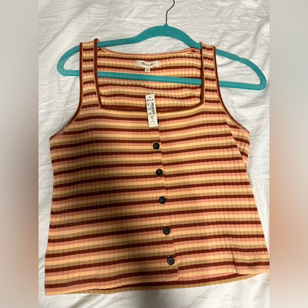 Striped/ribbed Tank Top